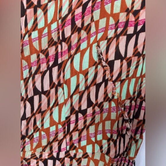 Free People FP One Sahara Jumpsuit Hand Printed Size Small - Picture 12 of 15